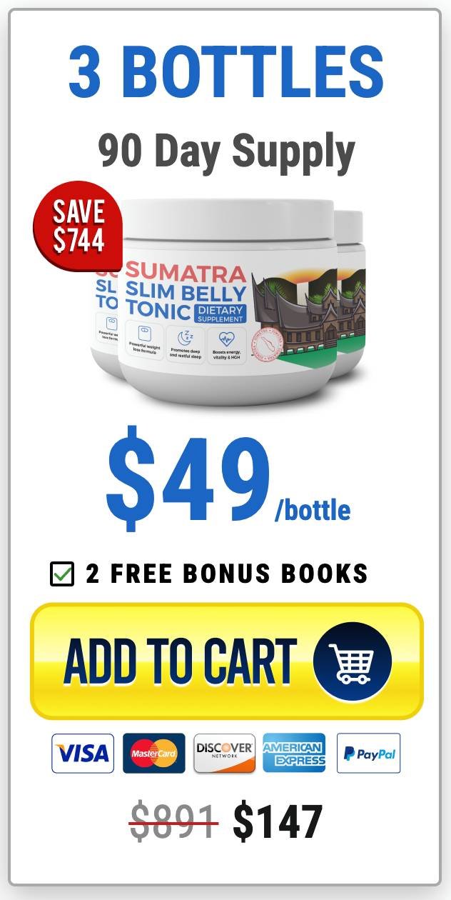 Sumatra Slim Belly Tonic - 3 Bottles