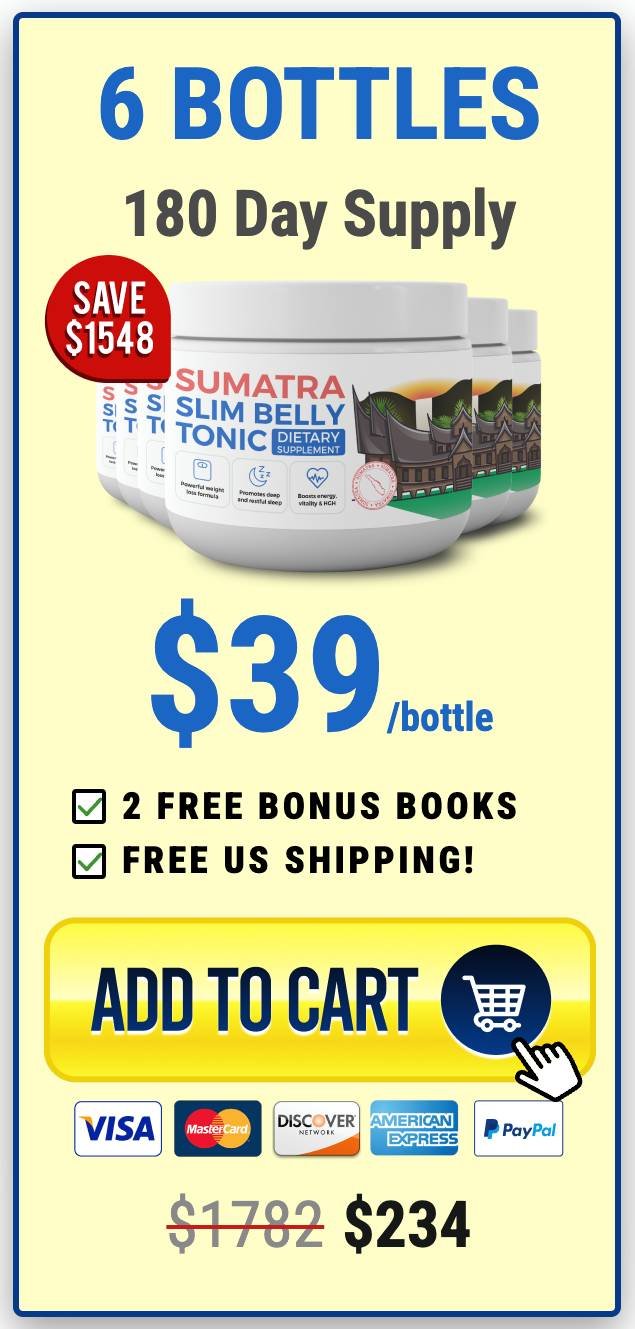Sumatra Slim Belly Tonic - 6 Bottles